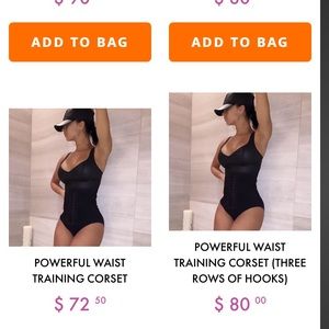 Black waist trainer